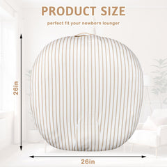 CARUILI newborn lounger cover 26x26 fit demonstrates easy compatibility with many loungers