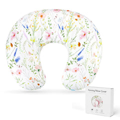 CARUILI nursing pillow cover fits Boppy-style pillows for comfortable breastfeeding sessions