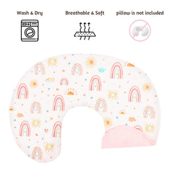 CARUILI nursing cover showing stretch polyester for a snug pillow fit