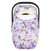 CARUILI winter car seat cover plush fleece close-up shows warm, cozy fabric