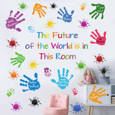 CASADECOR colorful splash wall decals energize kids' rooms and learning spaces