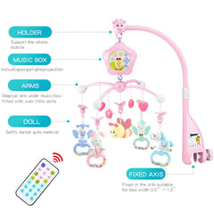 Caterbee Baby Mobile remote control for convenient adjustments from distance.