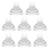 Cathill 8-pack silicone spout nipple fits NUK learner cup for like-new sipping.