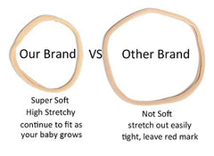 Catin 20-pack nude headbands ideal for newborn styling and craft projects.