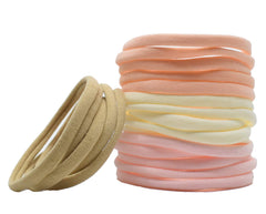 catin nylon headband closeup showing ultra-soft texture for delicate baby skin.