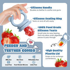 Catvegue teething toy with ergonomic grip supports early chewing and sensory exploration.