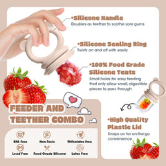 Catvegue ergonomic teething toy grip supports easy handling during teething sessions
