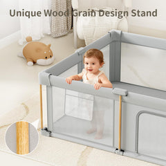Cbcvvaer foldable playpen assembly quick focuses on fast setup for parent convenience.