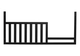 CC KITS toddler bed rail black side view protects during crib-to-bed transition