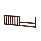 CC KITS toddler guard rail espresso installation for safe crib-to-bed transition.