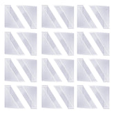 ccHuDE 20pcs triangle corner guards on a coffee table edge for safe, scratch-free corners.