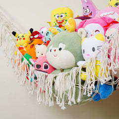CCYLTL hanging-toy-hammock-installation enables quick wall mounting for tidy rooms