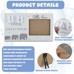 CebraBounze ultrasound photo 4x3 fit keeps memories neat and ready for gifting.