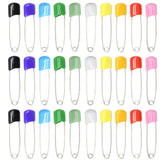 CEEYSEE safety pins with plastic head showing U-groove secure locking for diapers