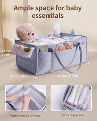 CEI-CEI Diaper Caddy with removable dividers for flexible organization