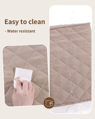 Soft dust-resistant fabric on CEI-CEI diaper caddy feels gentle yet durable.