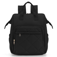CEI-CEI diaper backpack wide-opening top for easy one-handed access.