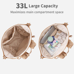 CEI-CEI neoprene backpack includes a large portable changing pad