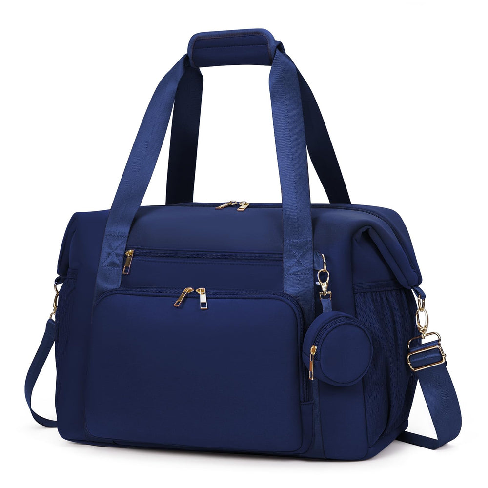 CEI-CEI neoprene diaper bag tote front view offering roomy organization for baby and parent items.