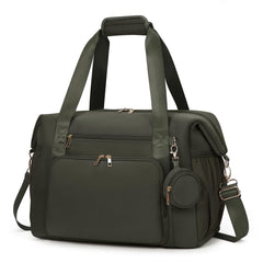 CEI-CEI neoprene diaper bag tote front view showing spacious layout for baby and parent essentials