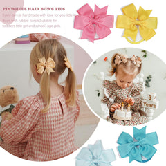 CellElection 3in grosgrain bows with elastic ties for secure everyday wear.