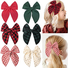 CellElection red Christmas bow close-up for festive photos and outfits