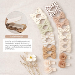 CellElection tiny bows with soft cotton lining offer comfortable all-day wear for kids.
