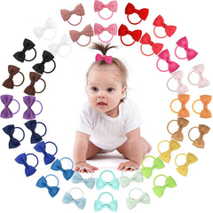 CÉLLOT 2in baby bows front view for delicate hair aesthetic.