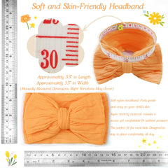 Celllot headband sky blue with lavender purple bows perfect for family photos
