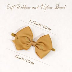 CÉLLOT newborn headbands with colorful bows perfect for everyday outfits.