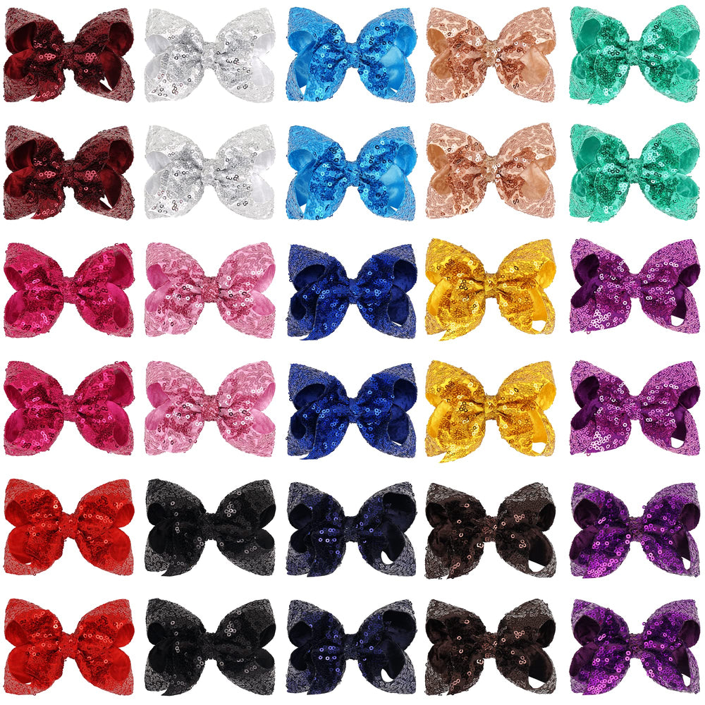 CÉLLOT party festival bows clip sparkling 4-inch design for secure all-day wear