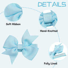 CÉLLOT 2-inch baby bows on clip, ideal for delicate infant hairstyles