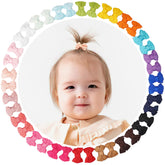 Cellot 40pcs baby snap hair clips tiny bows for delicate hair stay secure during play