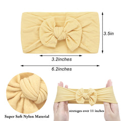 CÉLLOT baby headbands with hair bows match outfits easily.