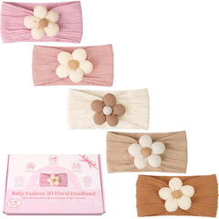 CÉLLOT baby nylon headbands ginger shown for everyday wear.