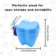 Ceonam tooth boxes in sturdy plastic guard keepsakes on the go.