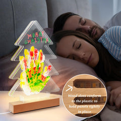 Cepairng colored markers for writing wishes on acrylic sheets