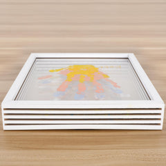 Cepairng four-brush set image for smooth handprint application.