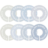 Cephira baby closet dividers newborn marker for quick wardrobe organization.