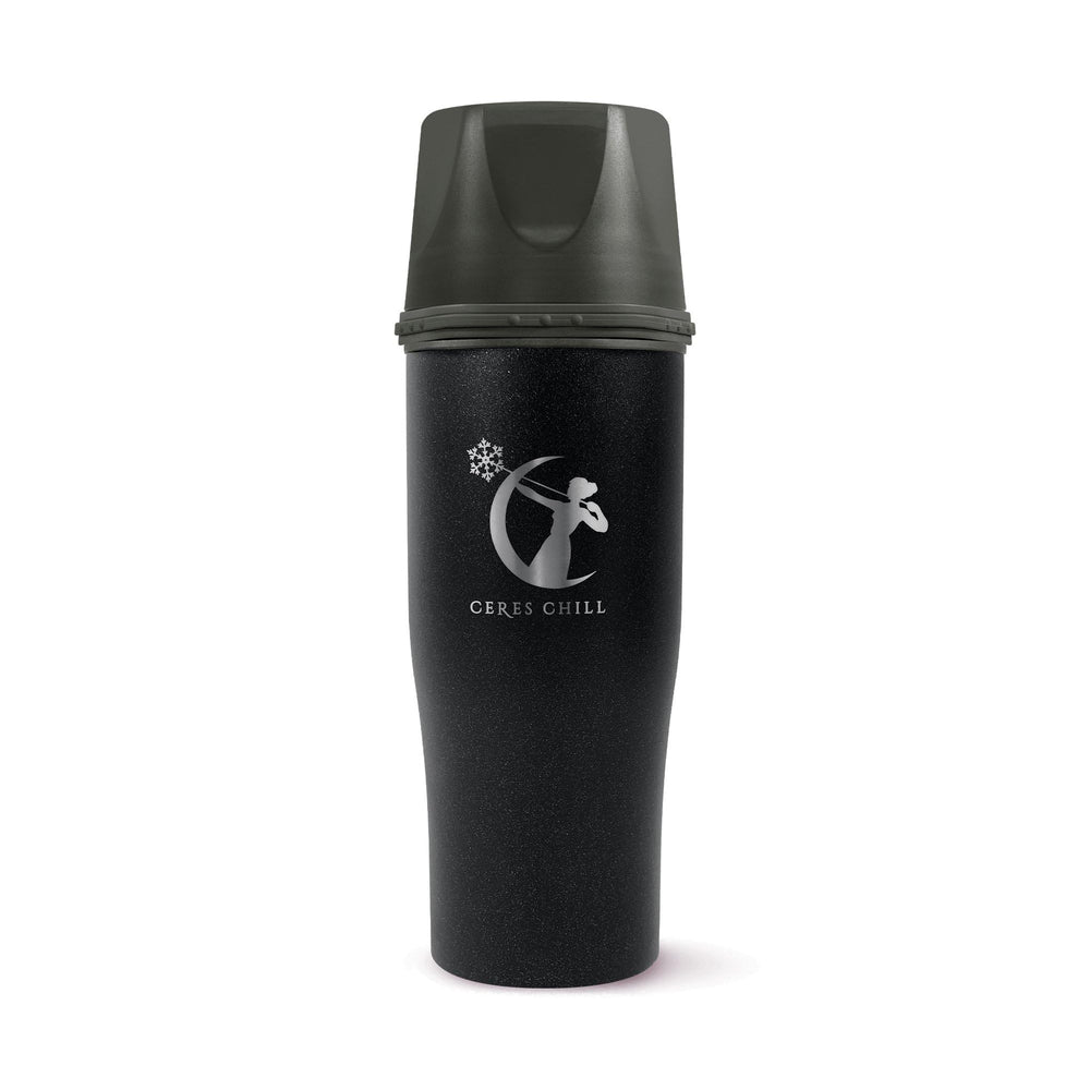 Ceres CHILL Demigoddess mini front view shows compact on-the-go storage.