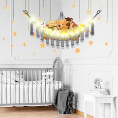 CERETIA jumbo hammock showcases oversized plush collections with easy access and visibility.