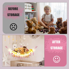 CERETIA boho tassels add charm while keeping plushies organized.