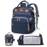 CESAILT diaper bag with foldable crib for convenient on-the-go changes