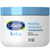 Cetaphil Baby Healing Ointment jar 12oz offering diaper rash relief and daily moisture.
