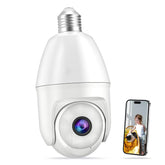 Cetey light bulb security camera outdoor porch view for stable dual-band streaming.