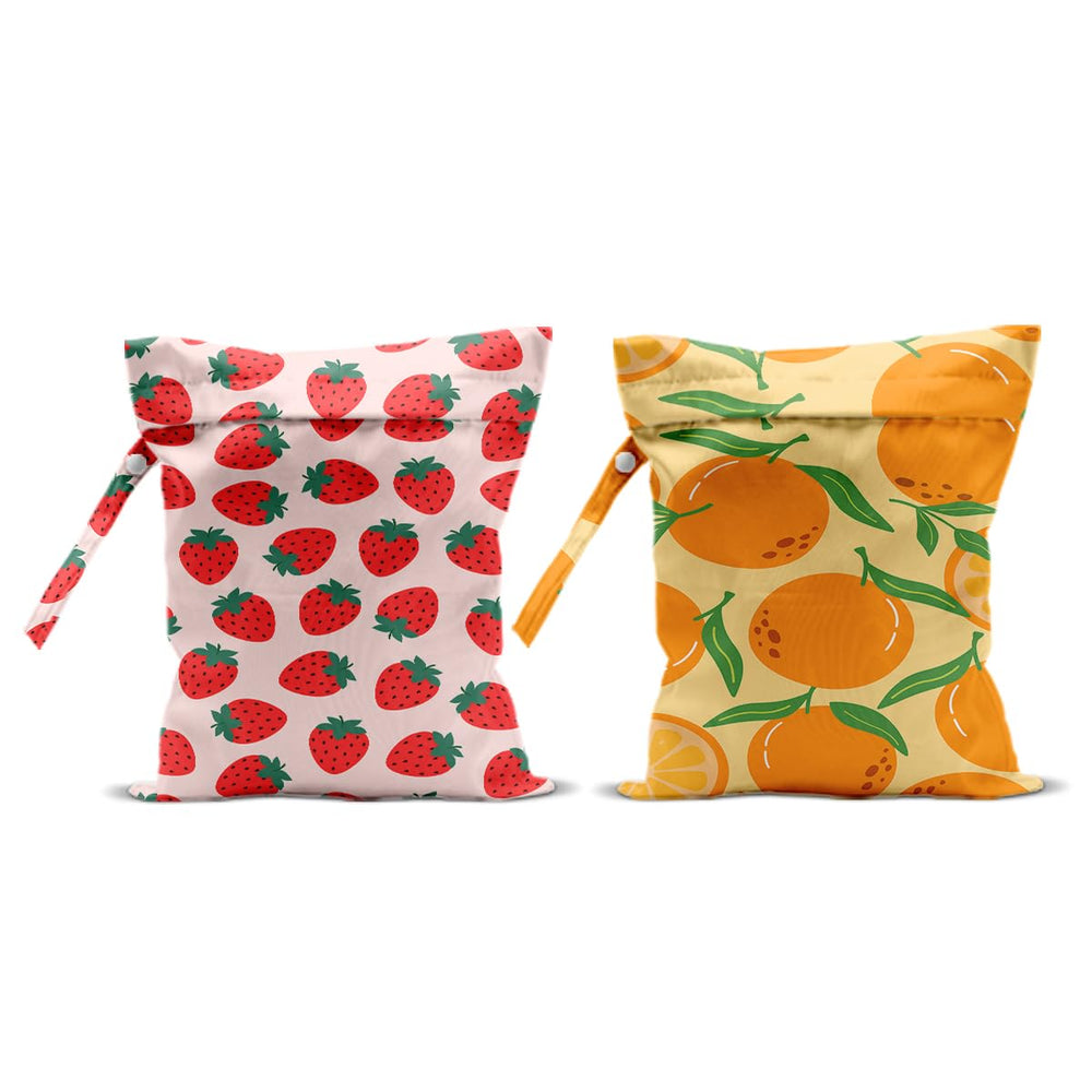 cfgbfdgh fruits wet bag strawberry pattern ideal for beach trips and travel organization