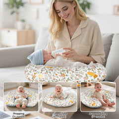 CHANGX3KB nursing pillow removable cover close-up for quick laundering