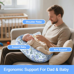 CHANGX3KB nursing pillow removable cover shown for easy machine washing