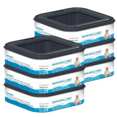 Chariholis square refill packaging shows convenient, mess-free disposal.