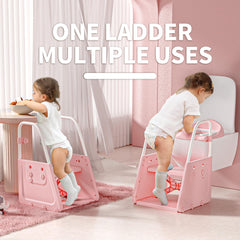 CheerKid detachable walker aid helps transitions during early bathroom routines